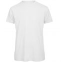 T-shirt homme col rond sans étiquette, coton bio ringspun, 140 g/m²