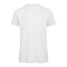 T-shirt homme col rond sans étiquette, coton bio ringspun, 140 g/m²