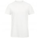 T-shirt homme slub sans étiquette, coton bio ringspun, 120 g/m²