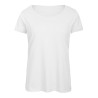 T-shirt femme col rond tri-blend doux et respirant, 130 g/m²