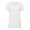 T-shirt femme col V tri-blend doux et respirant, 130 g/m²