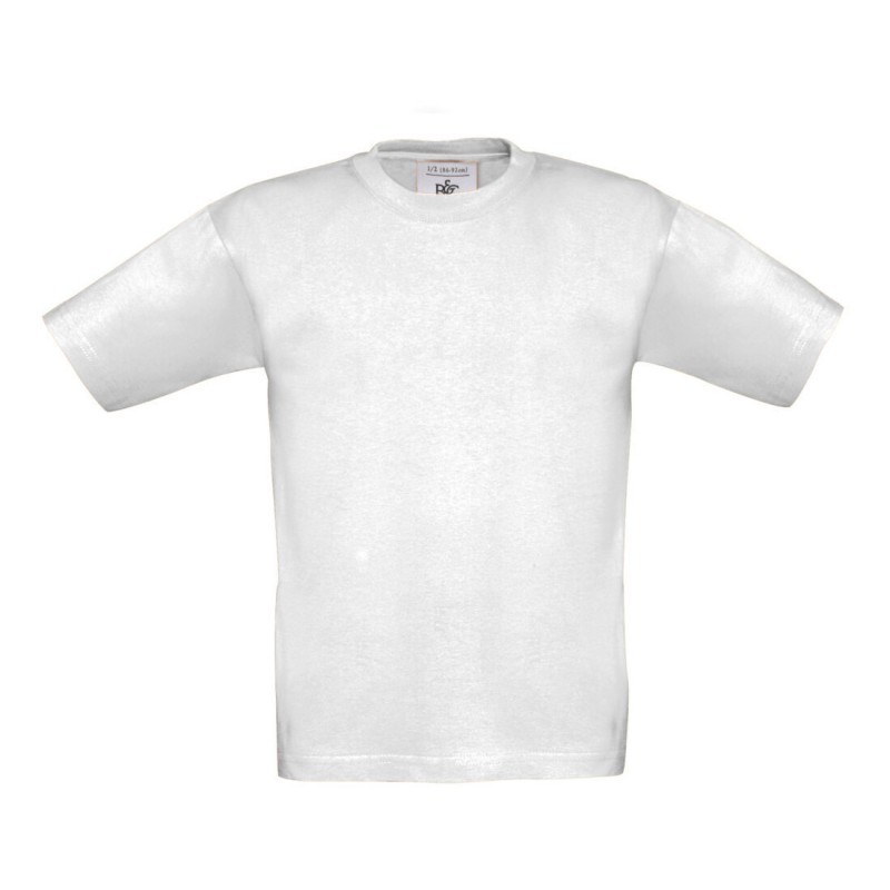 T-shirt enfant coton épais ringspun, manches courtes, 185 g/m²