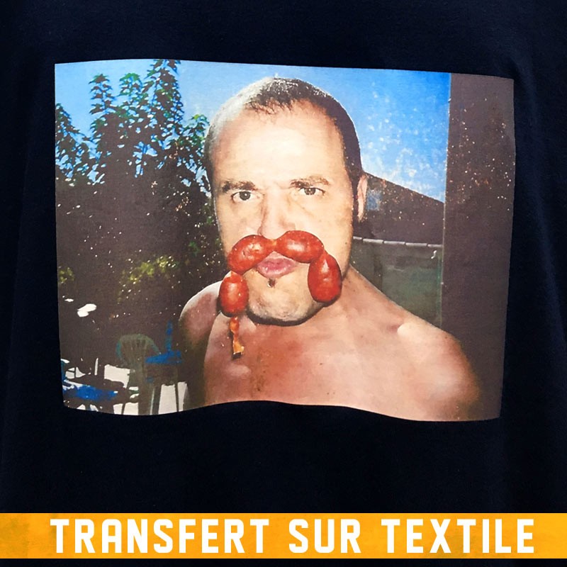 TRANSFERT SUR TEXTILE (découpe et pose)