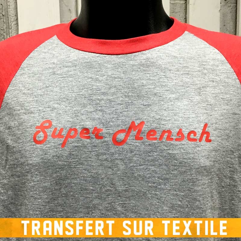 TRANSFERT SUR TEXTILE (découpe et pose)