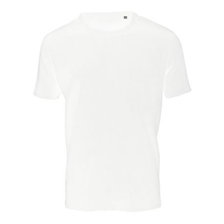 T-shirt sans étiquette, sans marque homme col rond, 100% coton, 160 g/m²