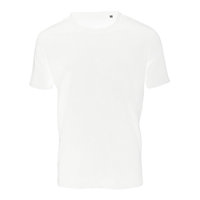 T-shirt sans étiquette, sans marque homme col rond, 100% coton, 160 g/m²