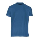 T-shirt respirant sans étiquette homme col rond en polyester, 130 g/m²