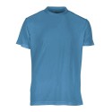 T-shirt respirant sans étiquette homme col rond en polyester, 130 g/m²