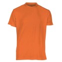 T-shirt respirant sans étiquette homme col rond en polyester, 130 g/m²