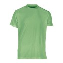 T-shirt respirant sans étiquette homme col rond en polyester, 130 g/m²
