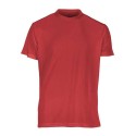 T-shirt respirant sans étiquette homme col rond en polyester, 130 g/m²