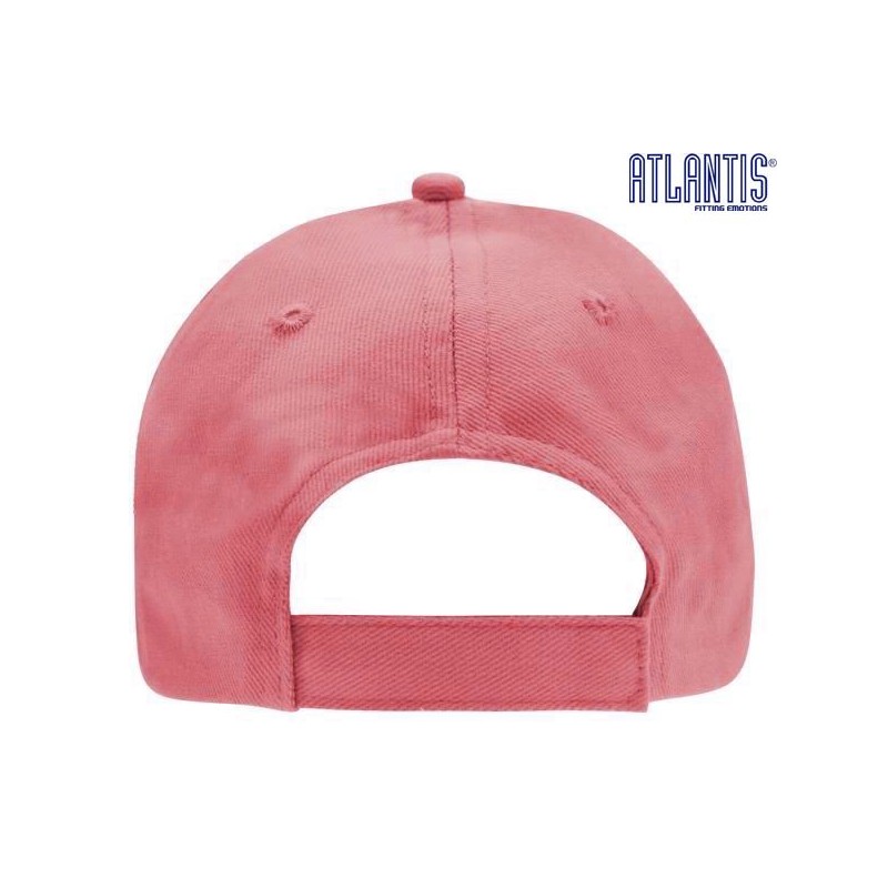 Casquette 5 panneaux en coton avec liseré sur la visière, 160 g/m²