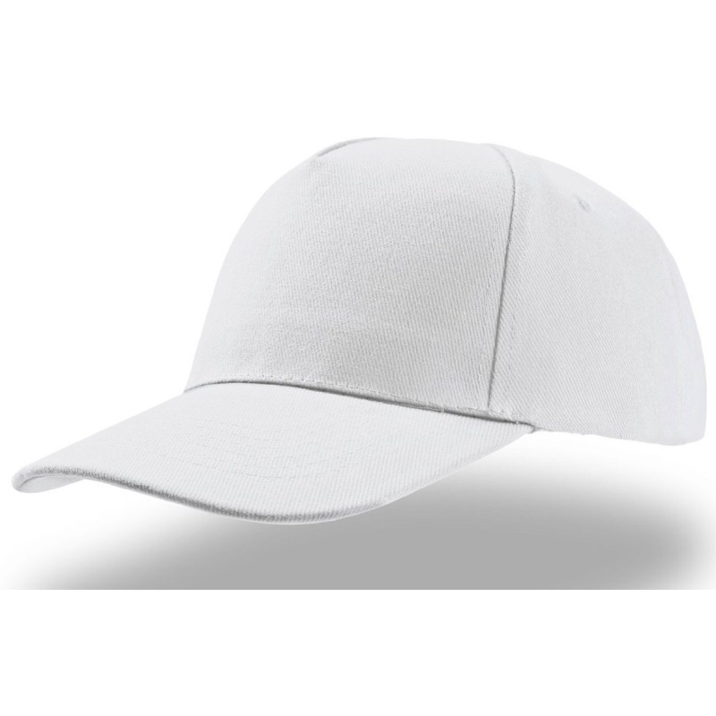 Casquette 5 panneaux en coton brossé lourd, 250 g/m²