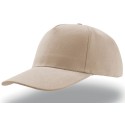 Casquette 5 panneaux en coton brossé lourd, 250 g/m²