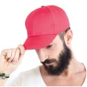 Casquette classique 6 panneaux en coton, 160 g/m²