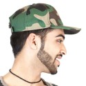 Casquette classique 6 panneaux en coton, 160 g/m²