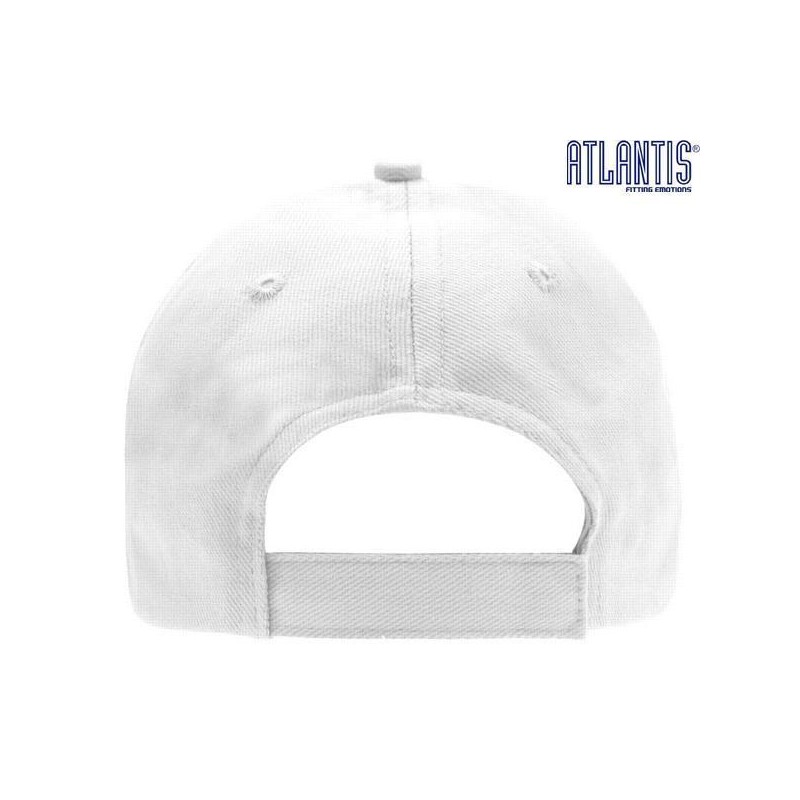 Casquette 6 panneaux pas cher en coton brossé lourd, 250 g/m²