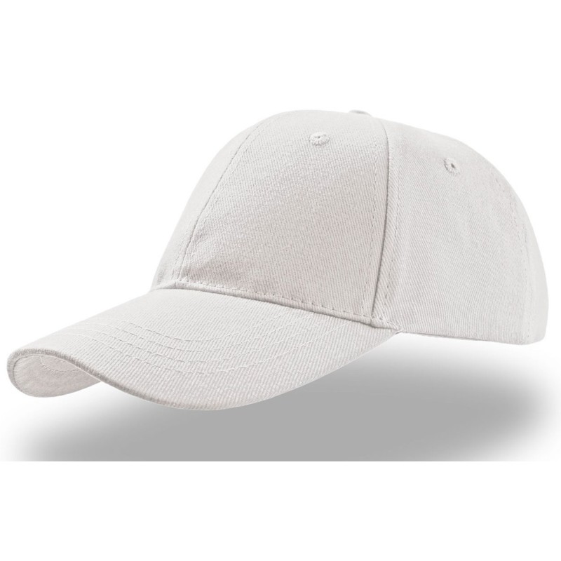 Casquette 6 panneaux pas cher en coton brossé lourd, 250 g/m²