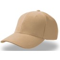 Casquette unie 6 panneaux en coton brossé lourd