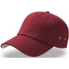 Casquette délavée avec œillets métalliques en coton chino