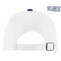 Casquette 6 panneaux bicolore en coton avec liseré sur la visière