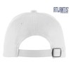 Casquette 6 panneaux bicolore en coton avec liseré sur la visière