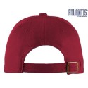 Casquette 6 panneaux bicolore en coton avec liseré sur la visière