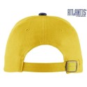 Casquette 6 panneaux bicolore en coton avec liseré sur la visière