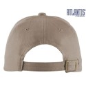 Casquette 6 panneaux bicolore en coton avec liseré sur la visière