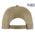 Casquette 6 panneaux bicolore en coton avec liseré sur la visière