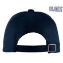 Casquette 6 panneaux bicolore en coton avec liseré sur la visière