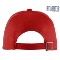 Casquette 6 panneaux bicolore en coton avec liseré sur la visière