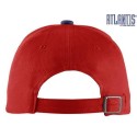 Casquette 6 panneaux bicolore en coton avec liseré sur la visière