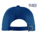 Casquette 6 panneaux bicolore en coton avec liseré sur la visière
