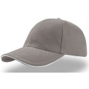 Casquette 6 panneaux bicolore en coton avec liseré sur la visière