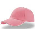 Casquette 6 panneaux bicolore en coton avec liseré sur la visière
