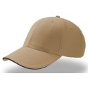 Casquette de sport 6 panneaux avec visière sandwich contrasté