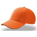 Casquette de sport 6 panneaux avec visière sandwich contrasté