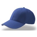 Casquette de sport 6 panneaux avec visière sandwich contrasté