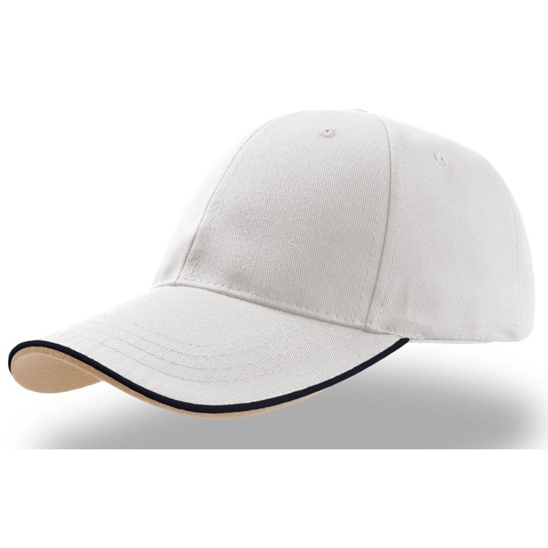 Casquette avec visière doublement constrastée en polycoton