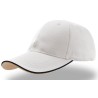 Casquette avec visière doublement constrastée en polycoton