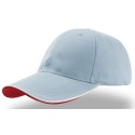 Casquette avec visière doublement constrastée en polycoton