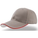 Casquette avec visière doublement constrastée en polycoton