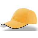 Casquette avec visière doublement constrastée en polycoton