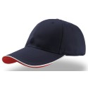 Casquette avec visière doublement constrastée en polycoton