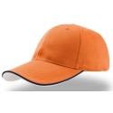 Casquette avec visière doublement constrastée en polycoton