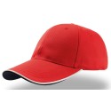 Casquette avec visière doublement constrastée en polycoton