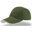 Casquette avec visière doublement constrastée en polycoton