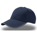 Casquette 6 panneaux avec liseré réfléchissant sur la visière
