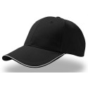 Casquette 6 panneaux avec liseré réfléchissant sur la visière